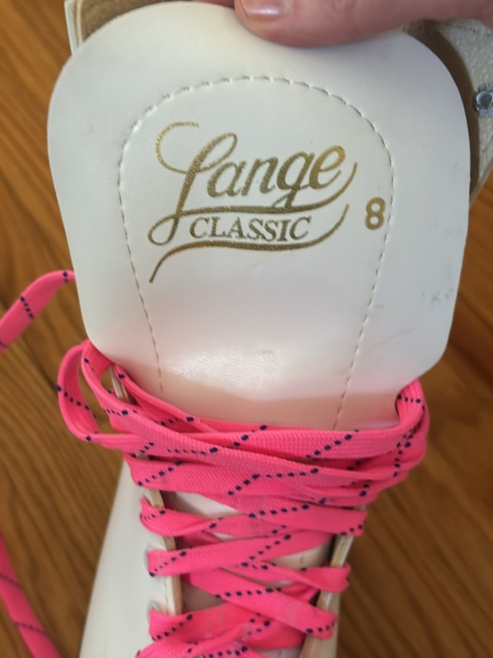 Vintage Lange figure skates